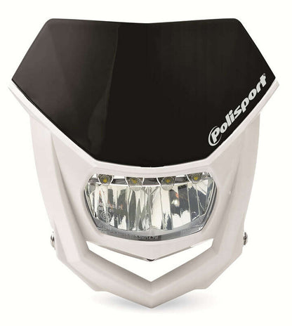 POLISPORT Halo LED headlight black/white