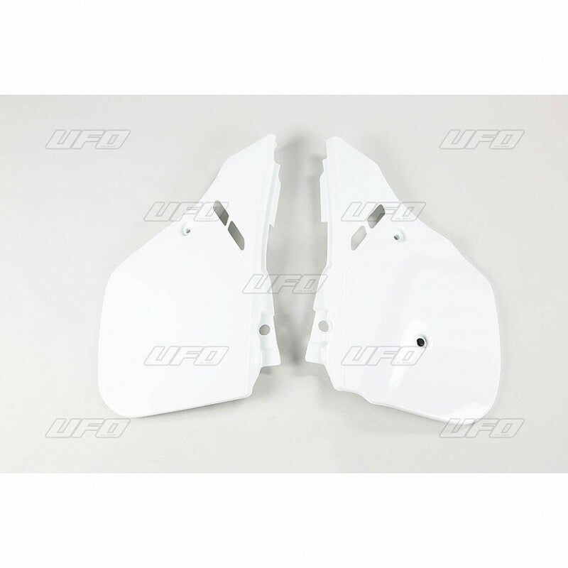 UFO Side number plates white Honda CR125R/250R