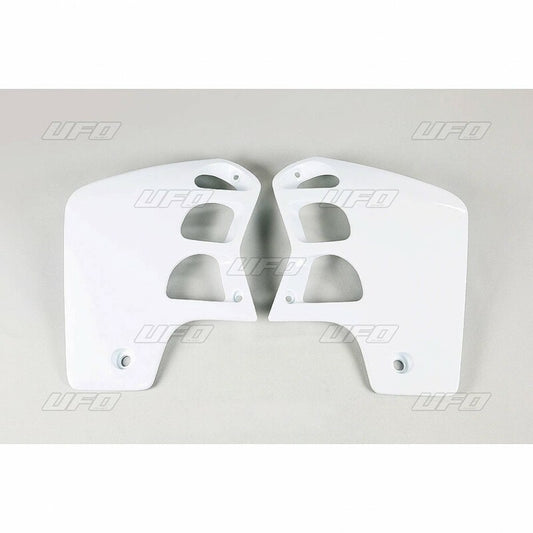 UFO Radiator shrouds white Honda CR500R