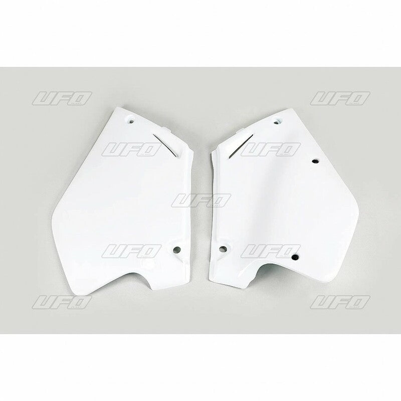 UFO Side number plates white Honda CR125R/250R