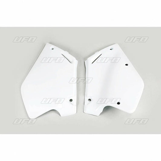 UFO Side number plates white Honda CR125R/250R