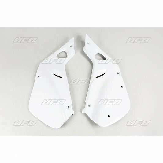 UFO Side number plates white Honda CR125R/250R