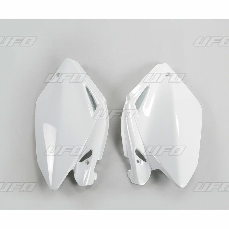 UFO Side number plates white Honda CRF250R