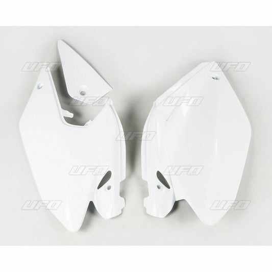 UFO Side number plates white Honda CRF250X