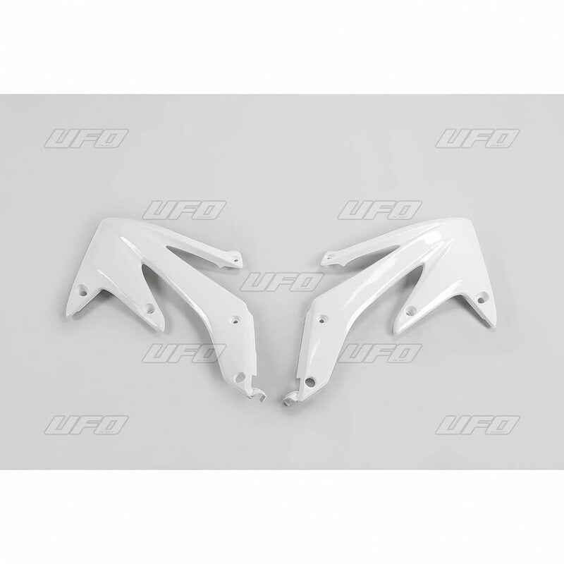 UFO Radiator shrouds white Honda CRF450R