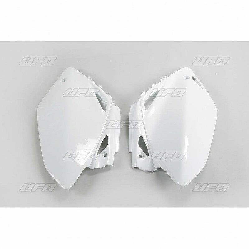 UFO Side number plates white Honda CRF