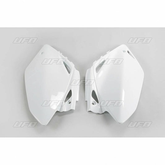 UFO Side number plates white Honda CRF