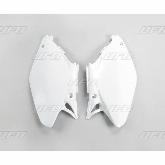 UFO Side number plates white Honda CR125R/250R