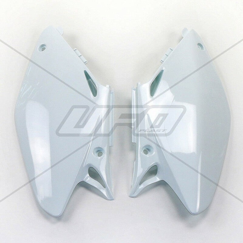 UFO Side number plates white Honda CR125R/250R