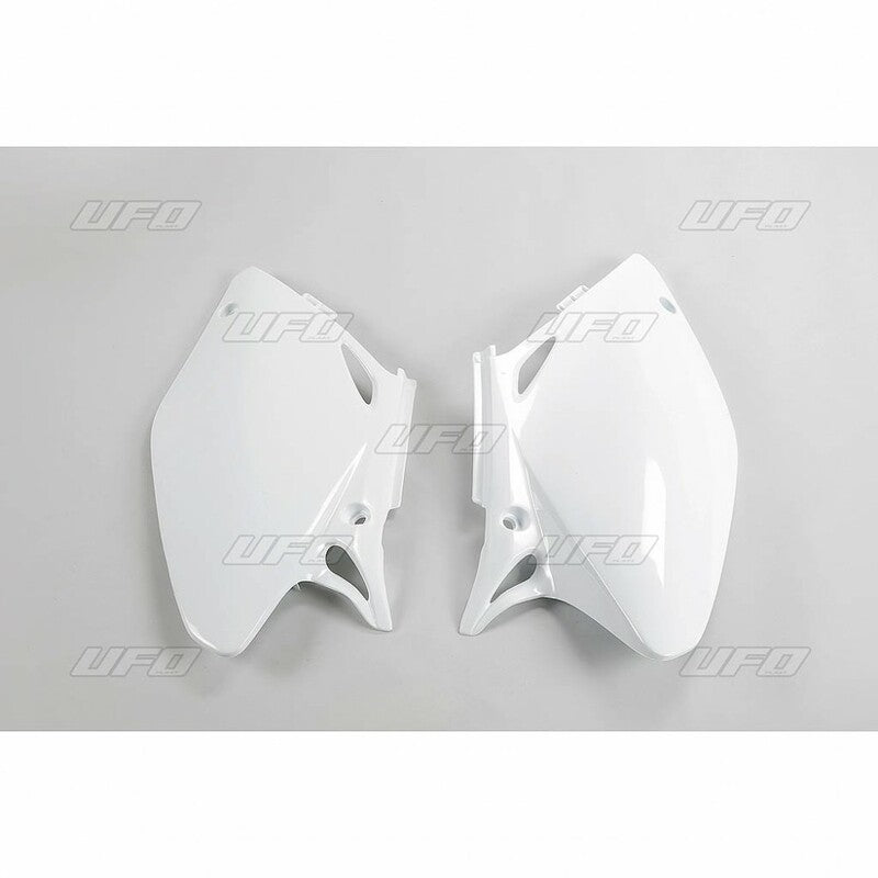 UFO Side number plates white Honda CRF450R