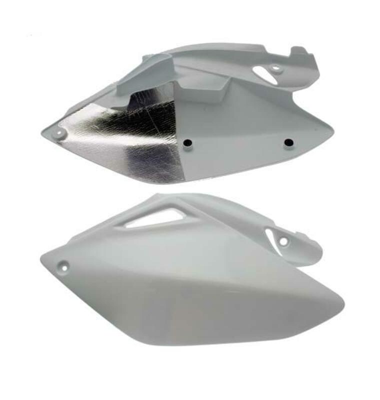 UFO Side number plates white Honda CRF250R