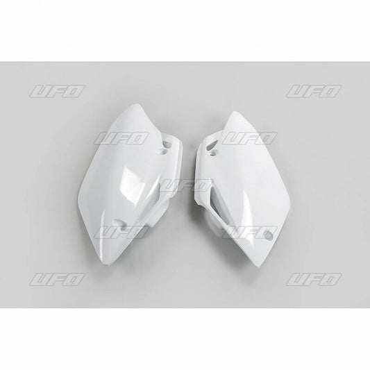 UFO Side number plates white Honda CRF150R