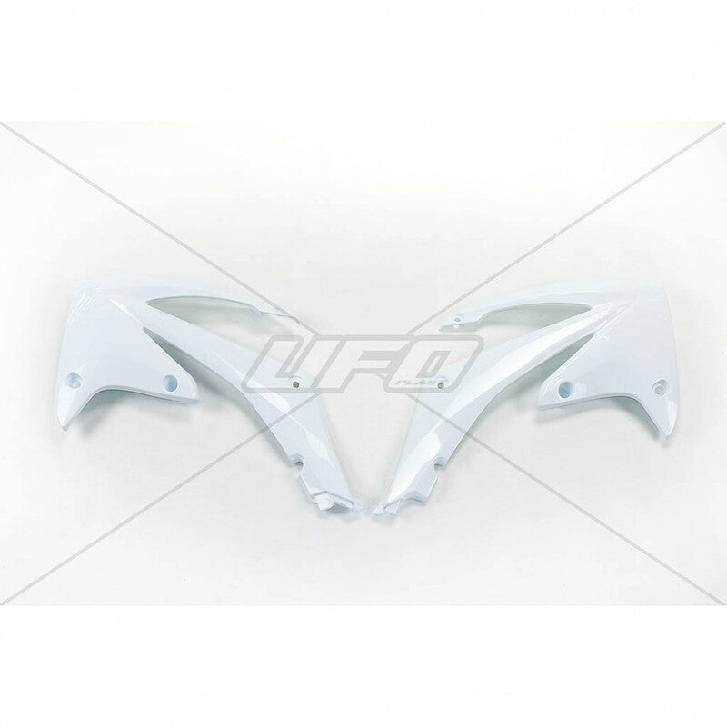 UFO Radiator shrouds white Honda CRF250R/450R