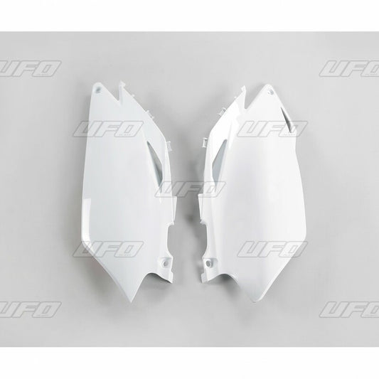 UFO Side number plates white Honda CRF250R/450R