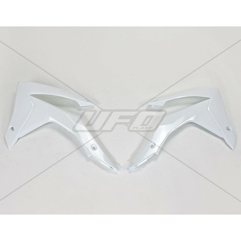 UFO Radiator shrouds white Honda CRF250R/450R