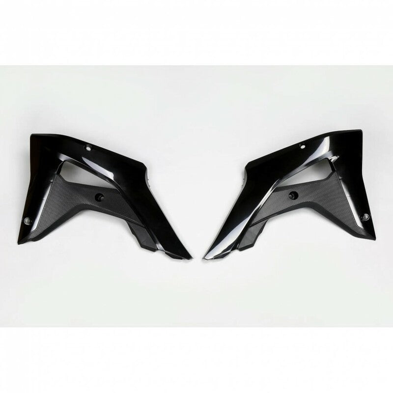 UFO Radiator shrouds black Honda CR250RX 