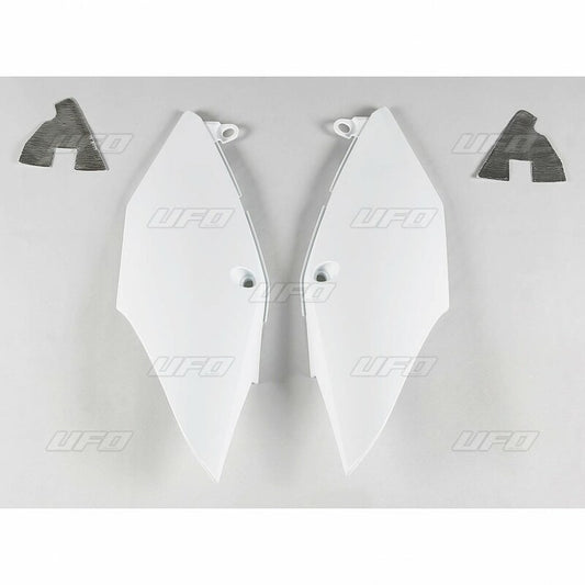 UFO Side number plates white Honda CRF250R/450R/RX