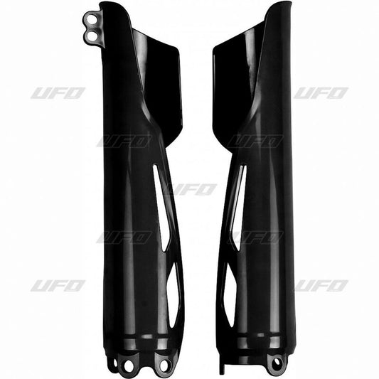 UFO Front fork protectors black Honda CR250/450R-RX