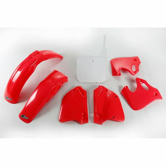 UFO Plastic kit OEM kleur Honda CR125R/250R