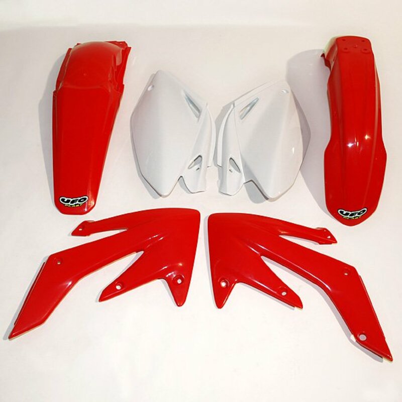 UFO Plastic kit OEM kleur rood/wit Honda CRF250R