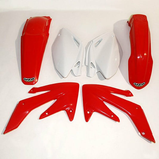 UFO Plastic kit OEM color red/white Honda CRF250R