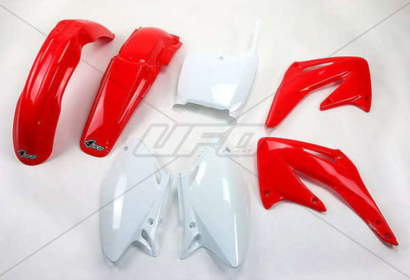 UFO Plastic kit OEM color red/white Honda CRF250R/450R