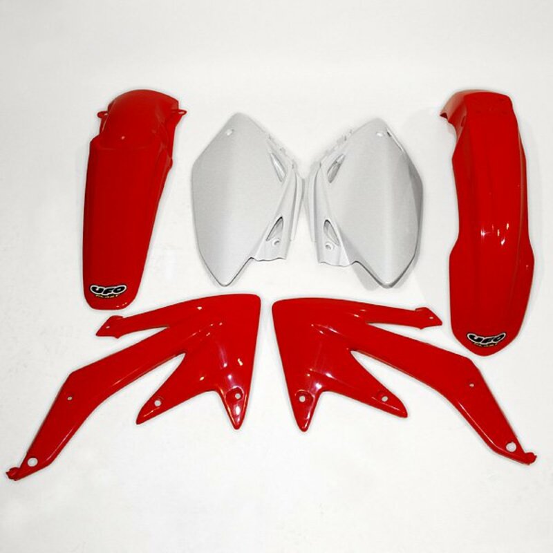 UFO Plastic kit OEM kleur rood/wit Honda CRF450R