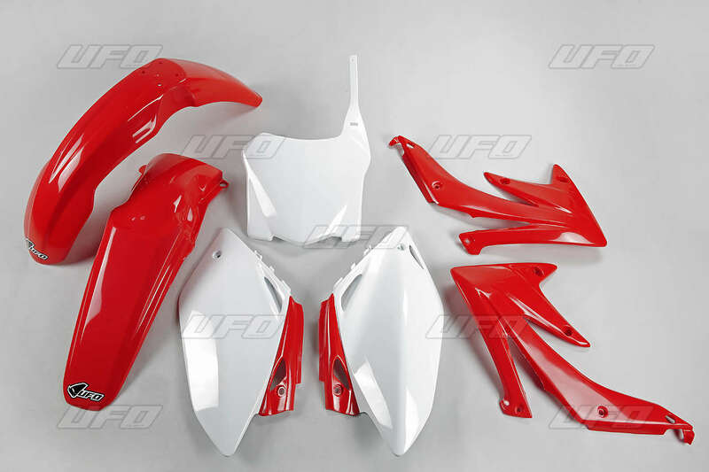 UFO Plastic kit OEM color red/white Honda CRF450R