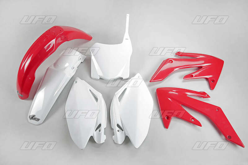 UFO Plastic kit OEM kleur rood/wit Honda CRF250R