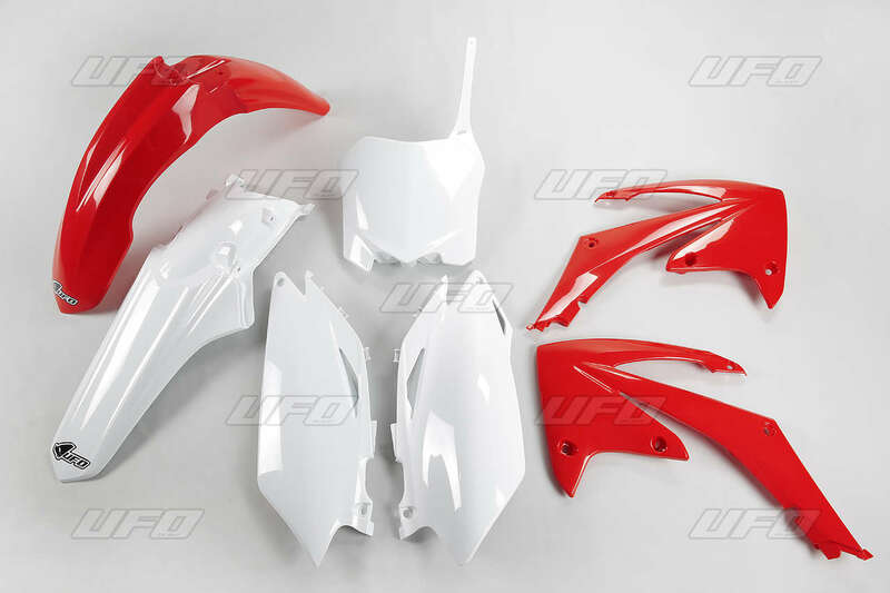 UFO Plastic kit OEM color red/white Honda CRF250R/450R