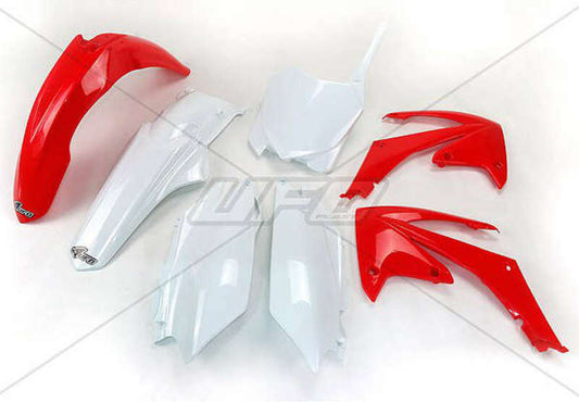 UFO Plastic kit OEM kleur rood/wit Honda CRF250R/450R