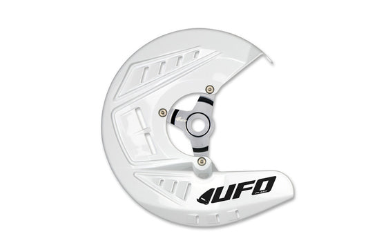 UFO Front brake disc protector white - Husqvarna