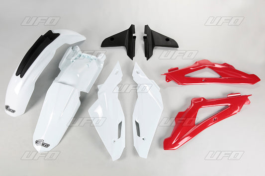 UFO Plastic kit OEM color white/red/grey Husqvarna TC250