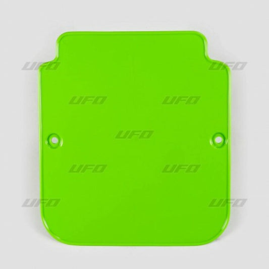 UFO Front number plate green Kawasaki