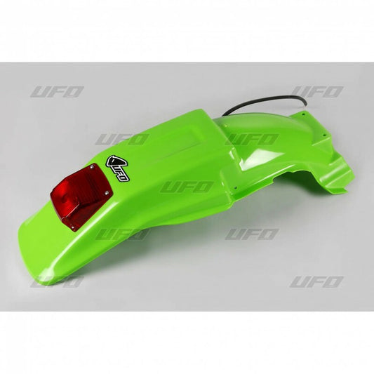 UFO Achterspatbord with light groen Kawasaki KDX 200