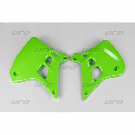 UFO Radiateurkappen groen Kawasaki KX125