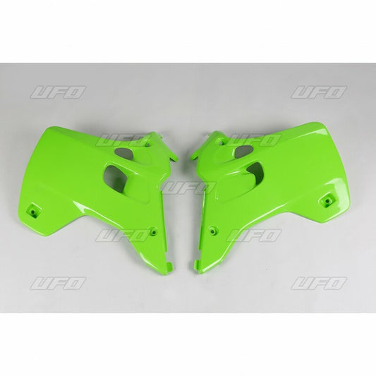 UFO Radiator shrouds green Kawasaki KX125/250