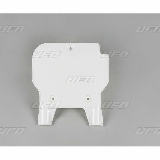 UFO Front number plate white Kawasaki KX80