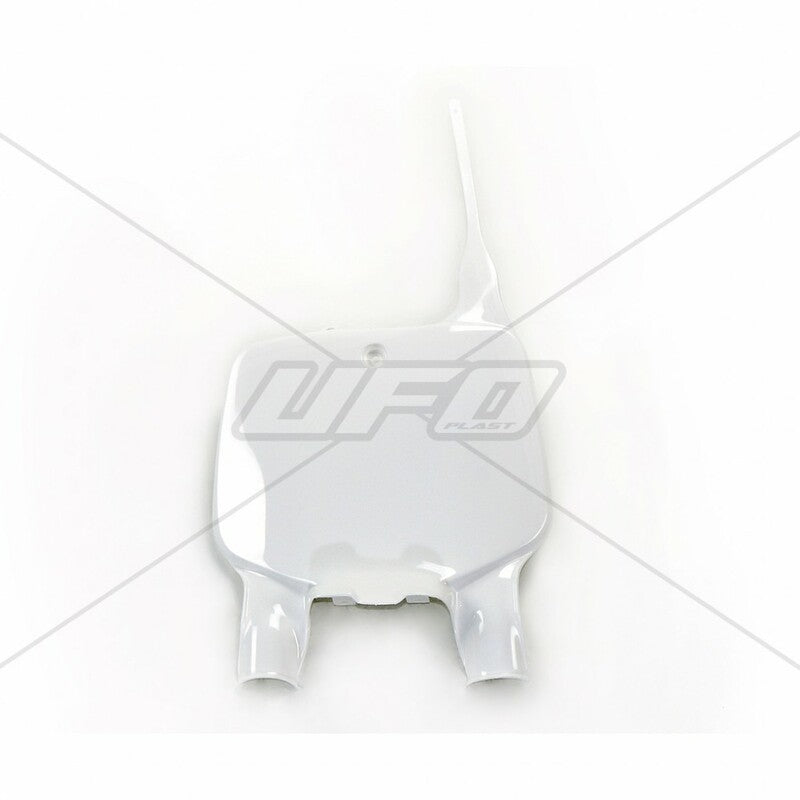 UFO Front number plate white Kawasaki