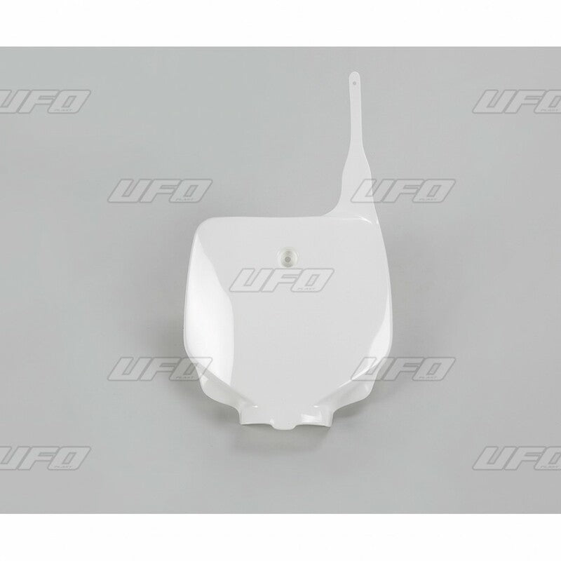 UFO Front number plate white Kawasaki