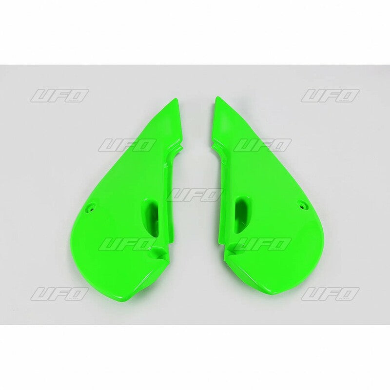 UFO Side number plates KX green