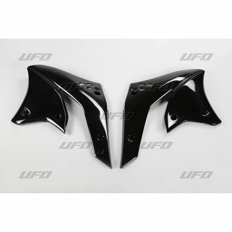 UFO Radiator shrouds black Kawasaki KX250F