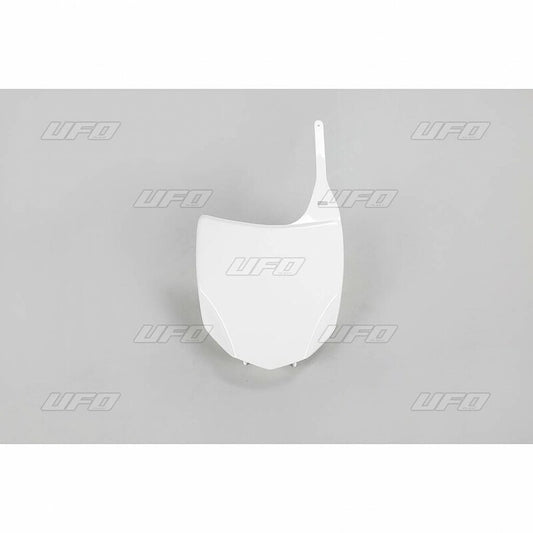 UFO Front number plate white Kawasaki KX450F