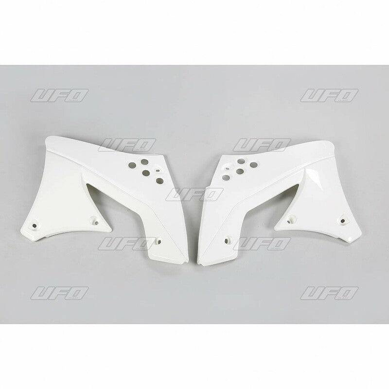 RADIATOR COVERS KAWA KXF250 '09 WHITE