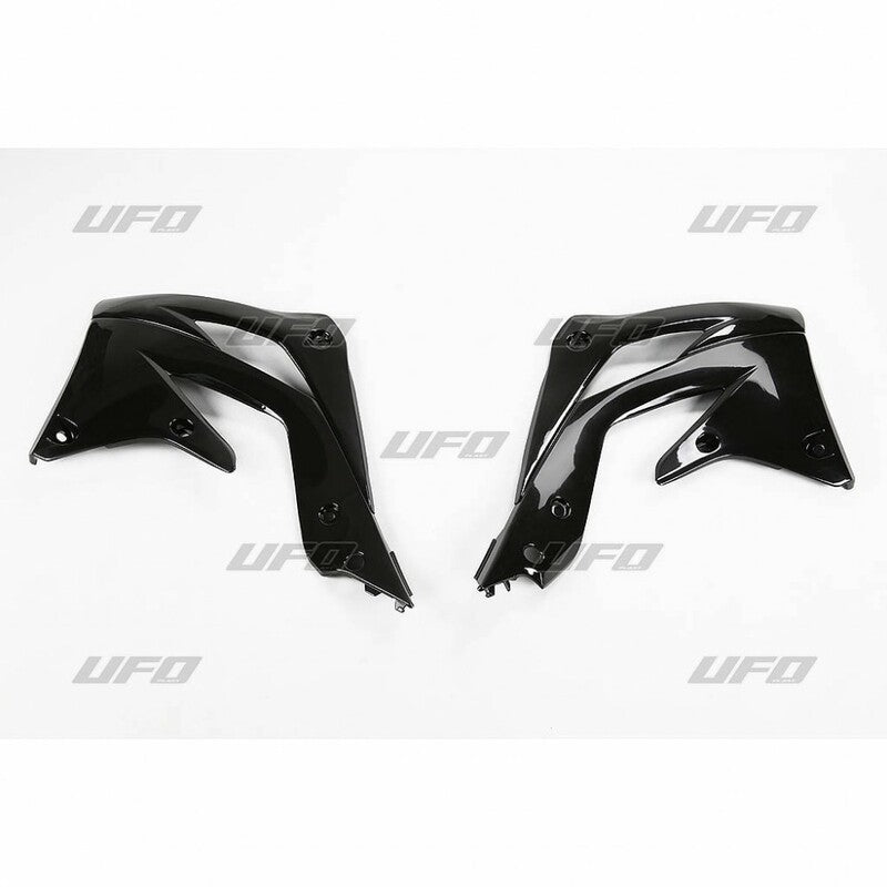 UFO Radiator shrouds black Kawasaki KX450F