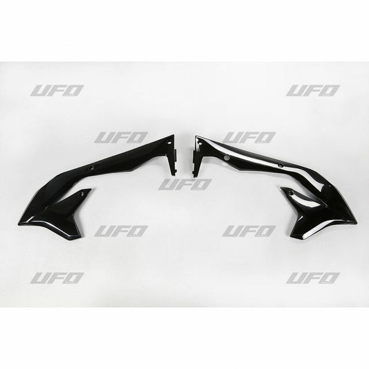 UFO Radiator shrouds black Kawasaki KX450F