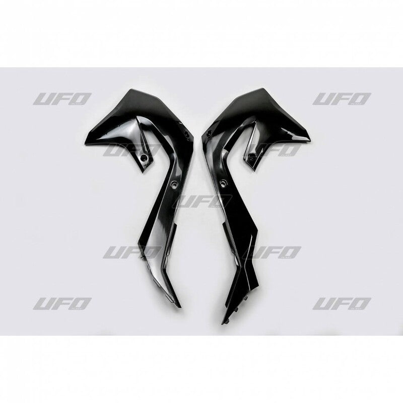 UFO Radiator shrouds black Kawasaki KX450 