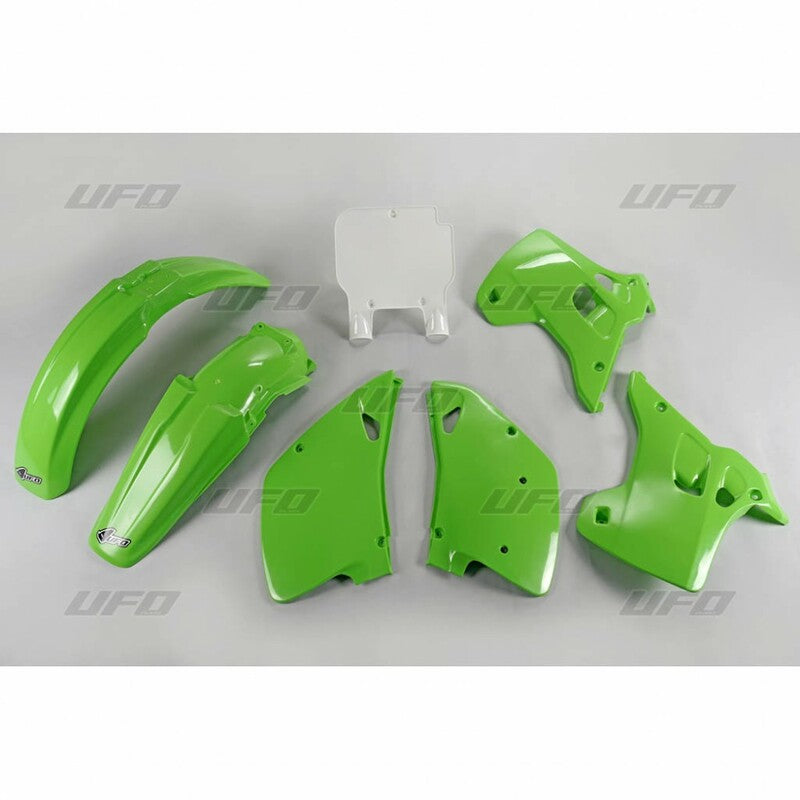 UFO Plastic kit OEM kleur Kawasaki KX125/250