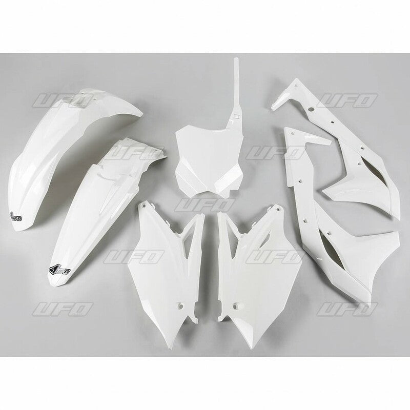 UFO Plastic kit white Kawasaki KX250F