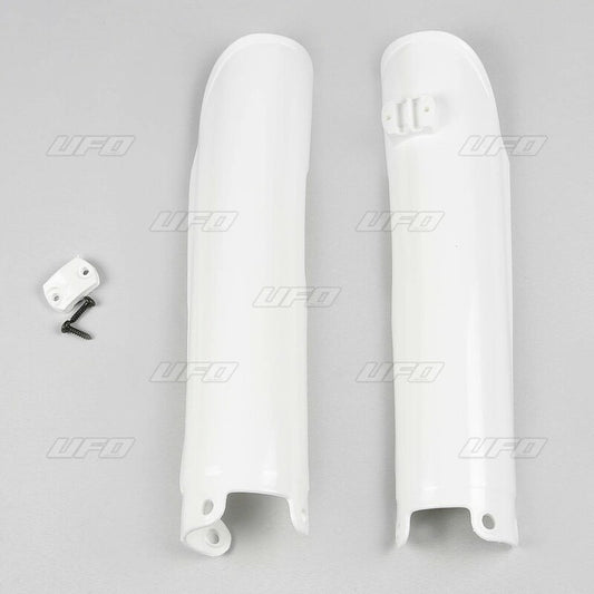 UFO Front fork protectors white KTM